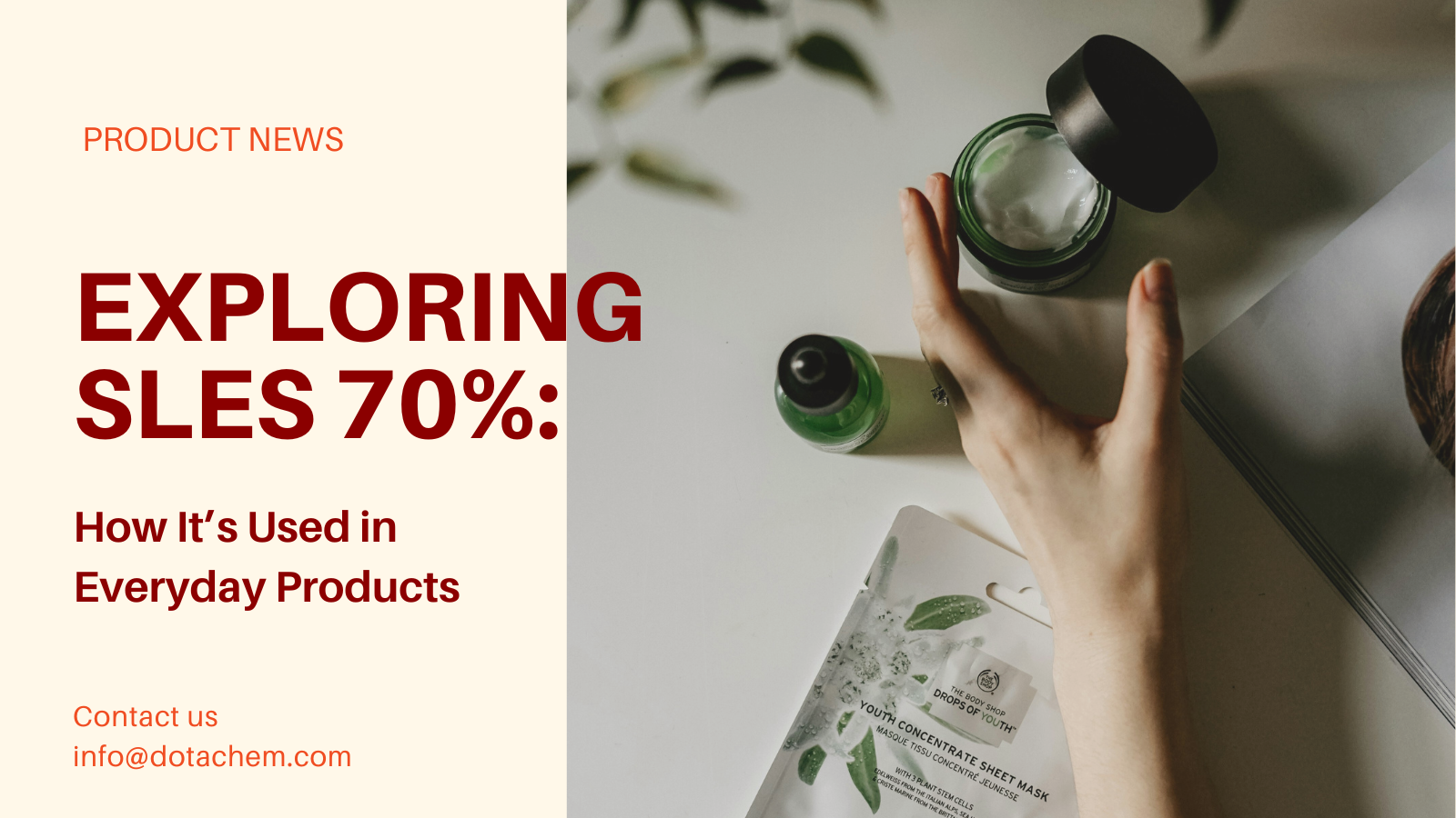 Explorando o SLES 70%: o que é e como é usado em produtos do dia a dia