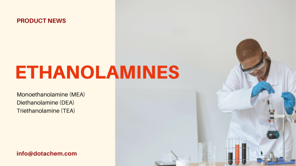 Força de suprimento global de Dotachem para soluções profissionais de etanolaminas