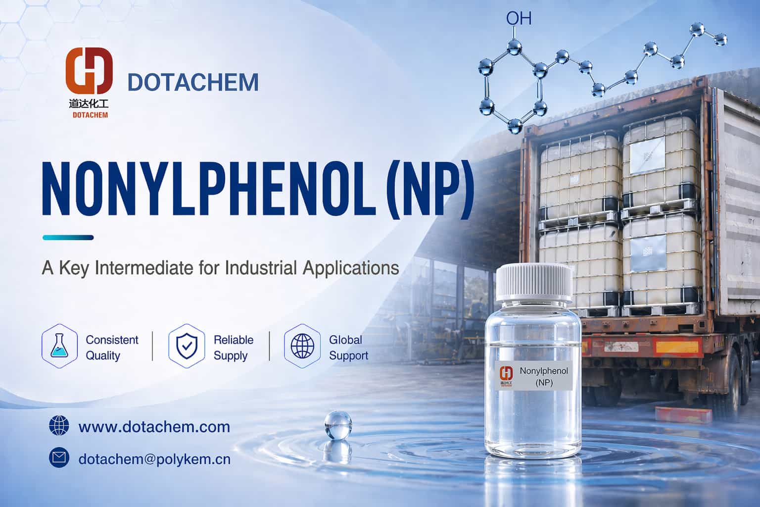 Dotachem Nonilfenol (NP): um intermediário chave para aplicações industriais