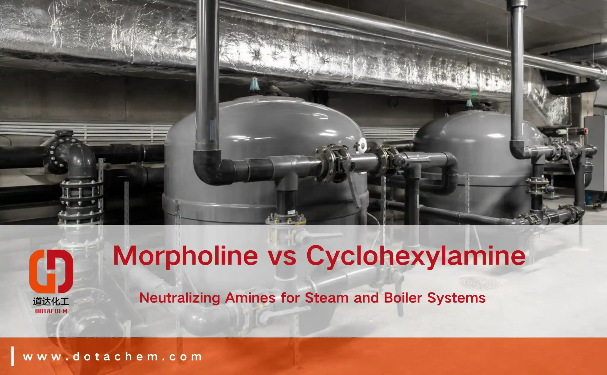 Morfolina vs Ciclohexilamina: Aminas Neutralizantes para Sistemas de Vapor e Caldeiras