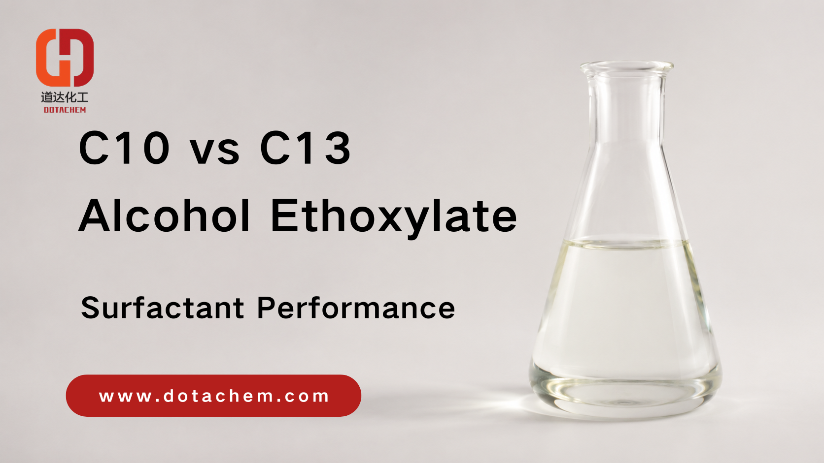 Etoxilatos de álcool C10 vs C13: como o comprimento da cadeia de carbono afeta o desempenho do surfactante