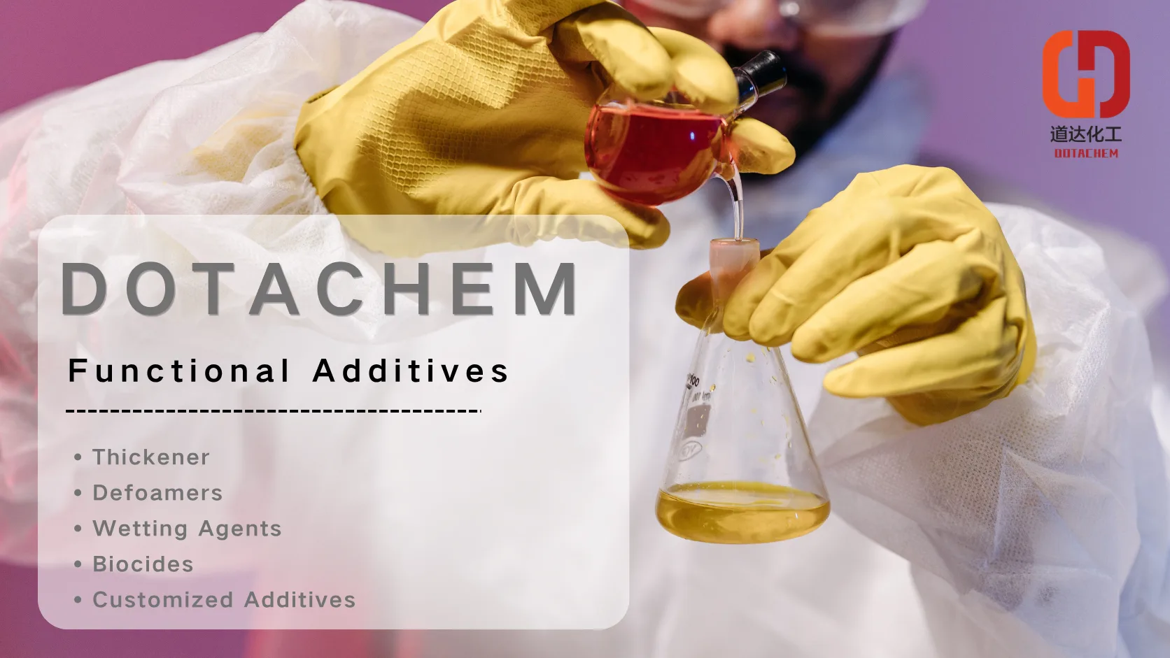 Apresentando a série de aditivos funcionais da Dotachem: soluções práticas para formulações industriais